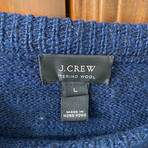J.Crew Merino Wool Sweater (Men's Size Large) - Picture 6 of 6